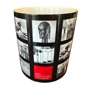 Art Institute Chicago Mug 2015 Black White Art Masterpieces Ceramic Coffee Cup